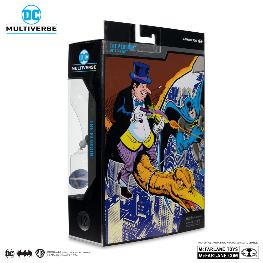 Figura de acción articulada de 16 cm del personaje PENGUIN MCFARLANE PLATINUM EDITION COLLECTOR 12 DC MULTIVERSE de MCFARLANE TOYS