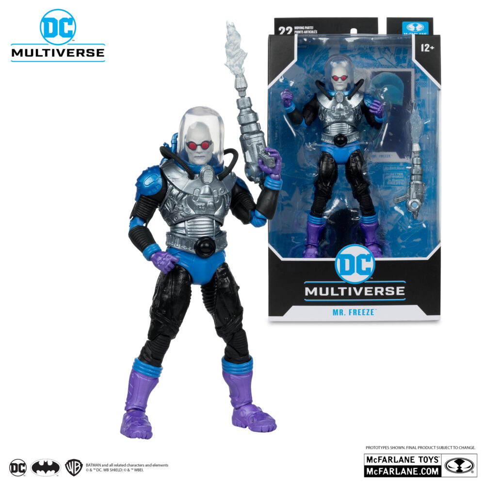 Figura de acción articulada de 16 cm del personaje MR. FREEZE DC MULTIVERSE de MCFARLANE TOYS