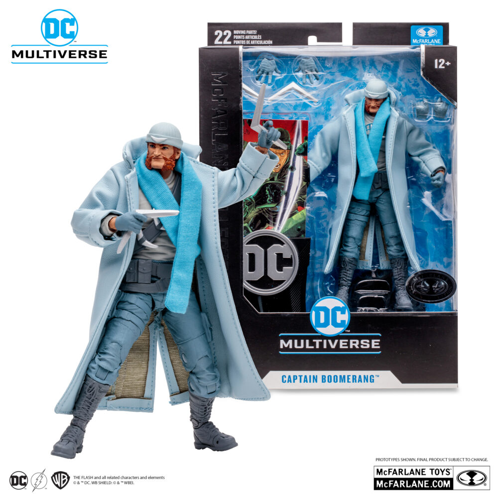 Figura de acción articulada de 16 cm del personaje CAPTAIN BOOMERANG PLATINUM EDITION COLLECTOR DC MULTIVERSE de MCFARLANE TOYS