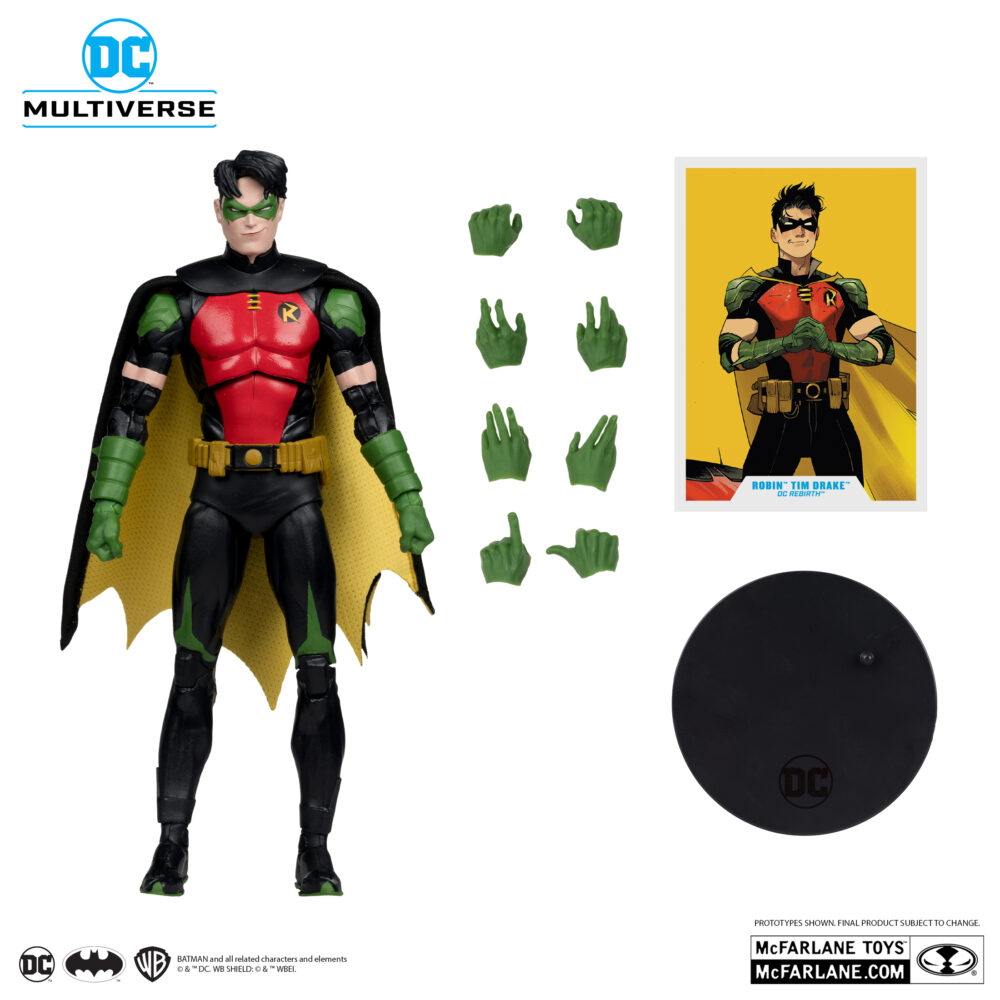 Figura de acción articulada de 16 cm del personaje ROBIN TIM DRAKE DC MULTIVERSE de MCFARLANE TOYS