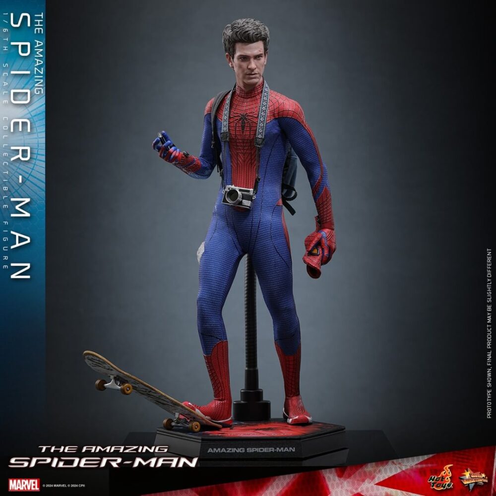 Figura de acción articulada de 30 cm del personaje THE AMAZING SPIDER-MAN DELUXE MASTERPIECE 16 HOT TOYS de Sideshow