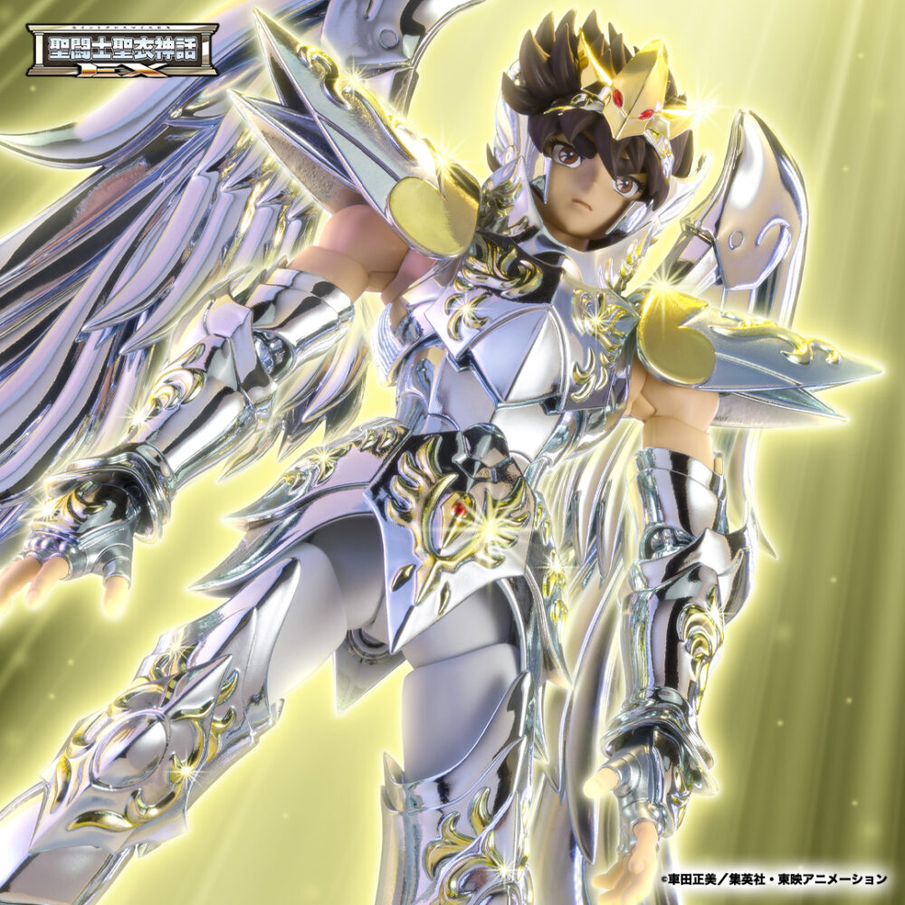 Figura de acción articulada de 16 cm del personaje PEGASUS SEIYA GOD CLOTH SAINT SEIYA SAINT CLOTH MYTH EX de TAMASHII NATIONS