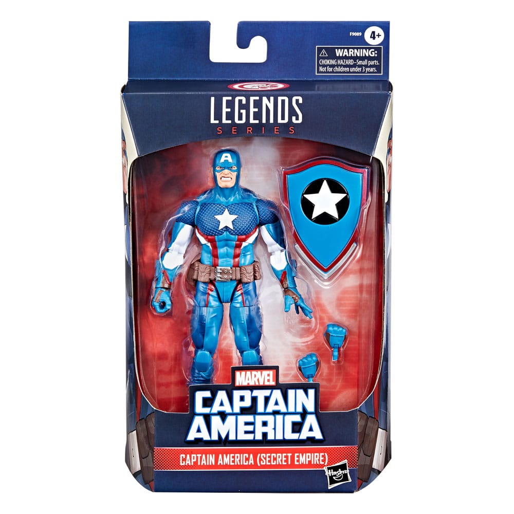 Figura de acción articulada de 16 cm del personaje CAPITÁN AMÉRICA SECRET EMPIRE MARVEL LEGENDS SERIES de HASBRO