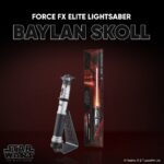 Réplica escala 1:1 del LIGHTSABER BAYLAN SKOLL FX ELITE STAR WARS BLACK SERIES del fabricante HASBRO