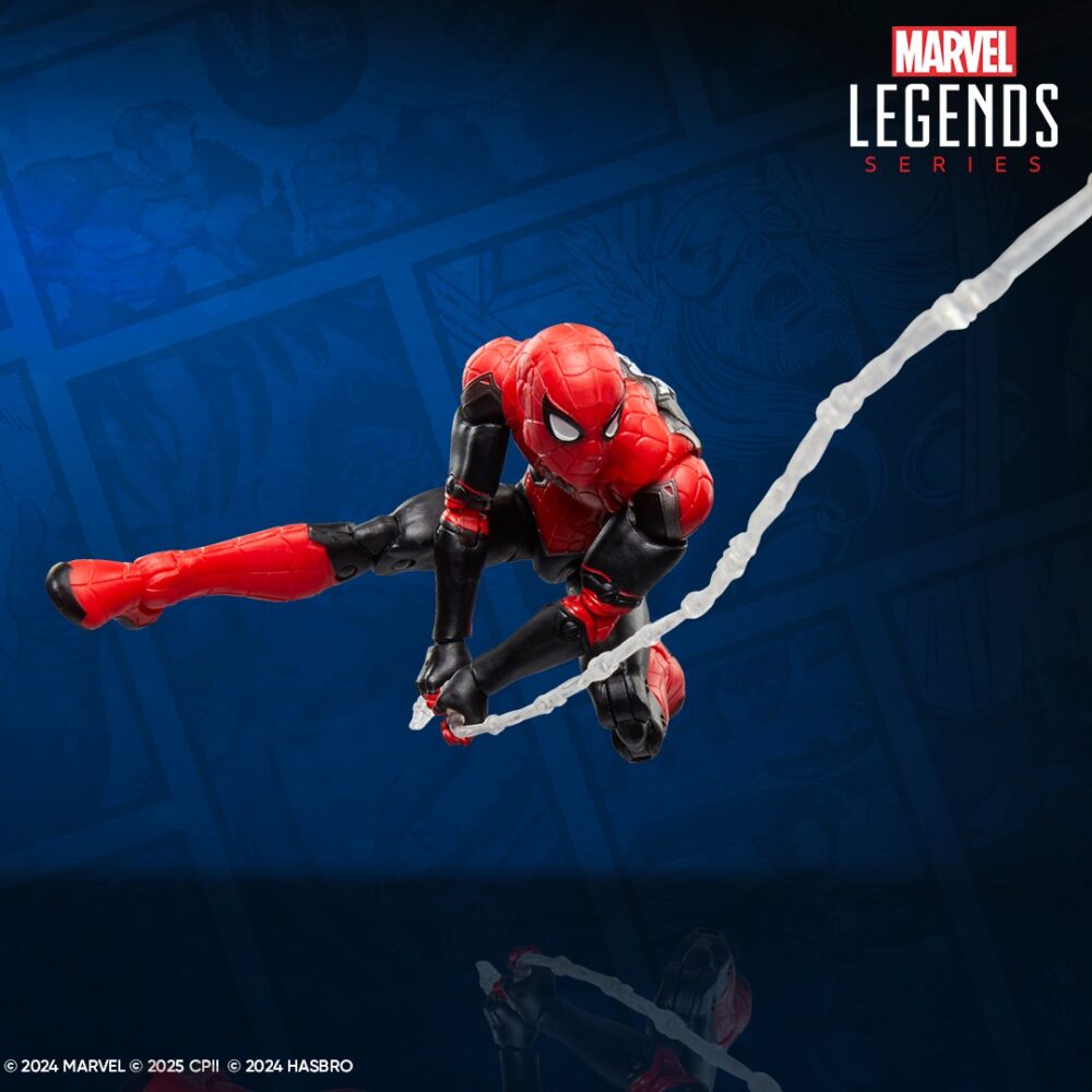 Figura de acción articulada de 16 cm del personaje SPIDER-MAN UPGRADED SUIT MARVEL LEGENDS de HASBRO