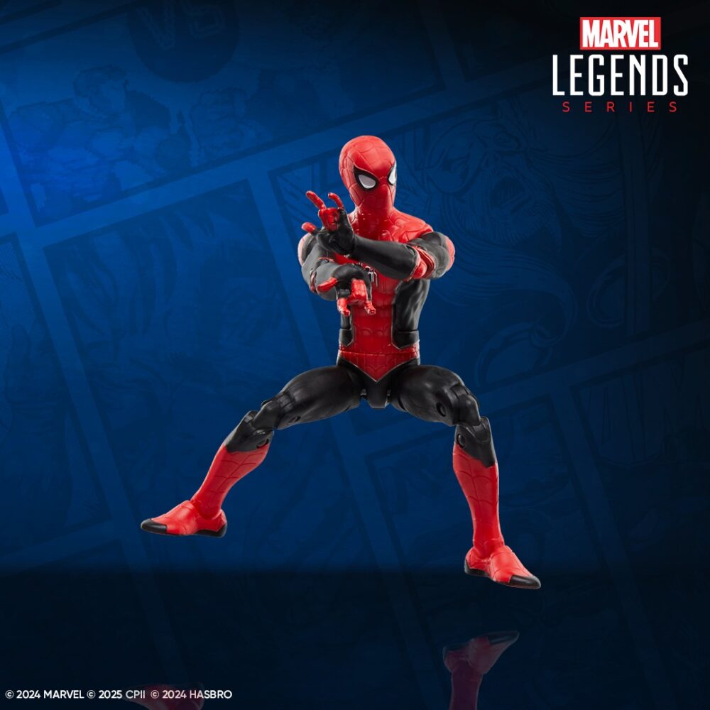 Figura de acción articulada de 16 cm del personaje SPIDER-MAN UPGRADED SUIT MARVEL LEGENDS de HASBRO