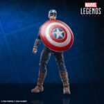 Figura de acción articulada del personaje CAPITÁN AMÉRICA ENDGAME MARVEL LEGENDS de HASBRO