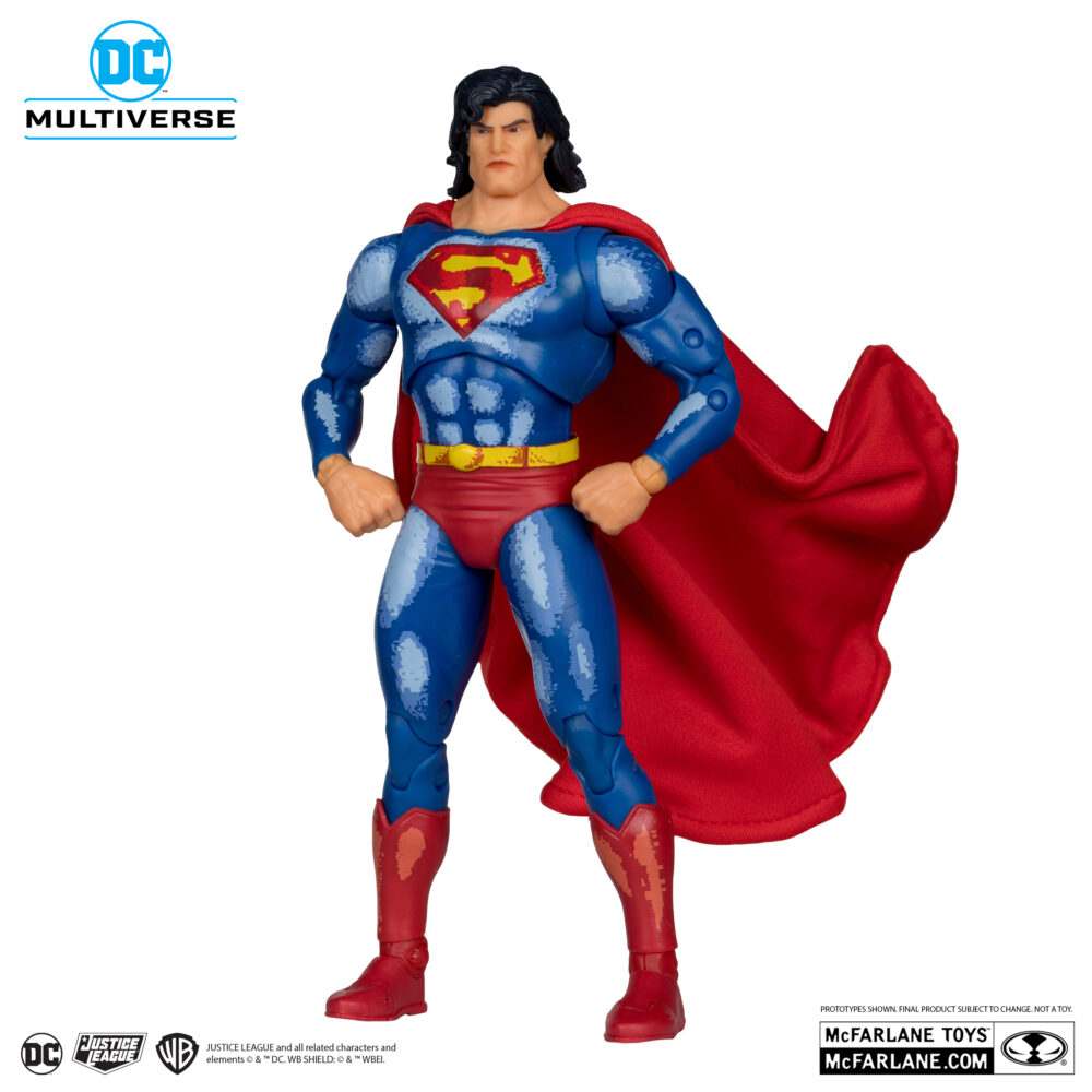 Figura de acción articulada de 16 cm del personaje SUPERMAN JUSTICE LEAGUE TASK FORCE DC MULTIVERSE de la marca MCFARLANE TOYS