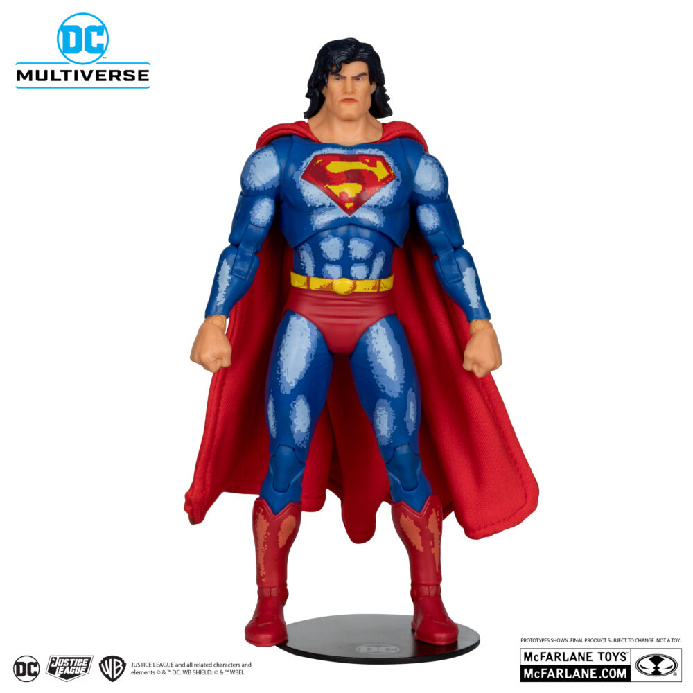 Figura de acción articulada de 16 cm del personaje SUPERMAN JUSTICE LEAGUE TASK FORCE DC MULTIVERSE de la marca MCFARLANE TOYS