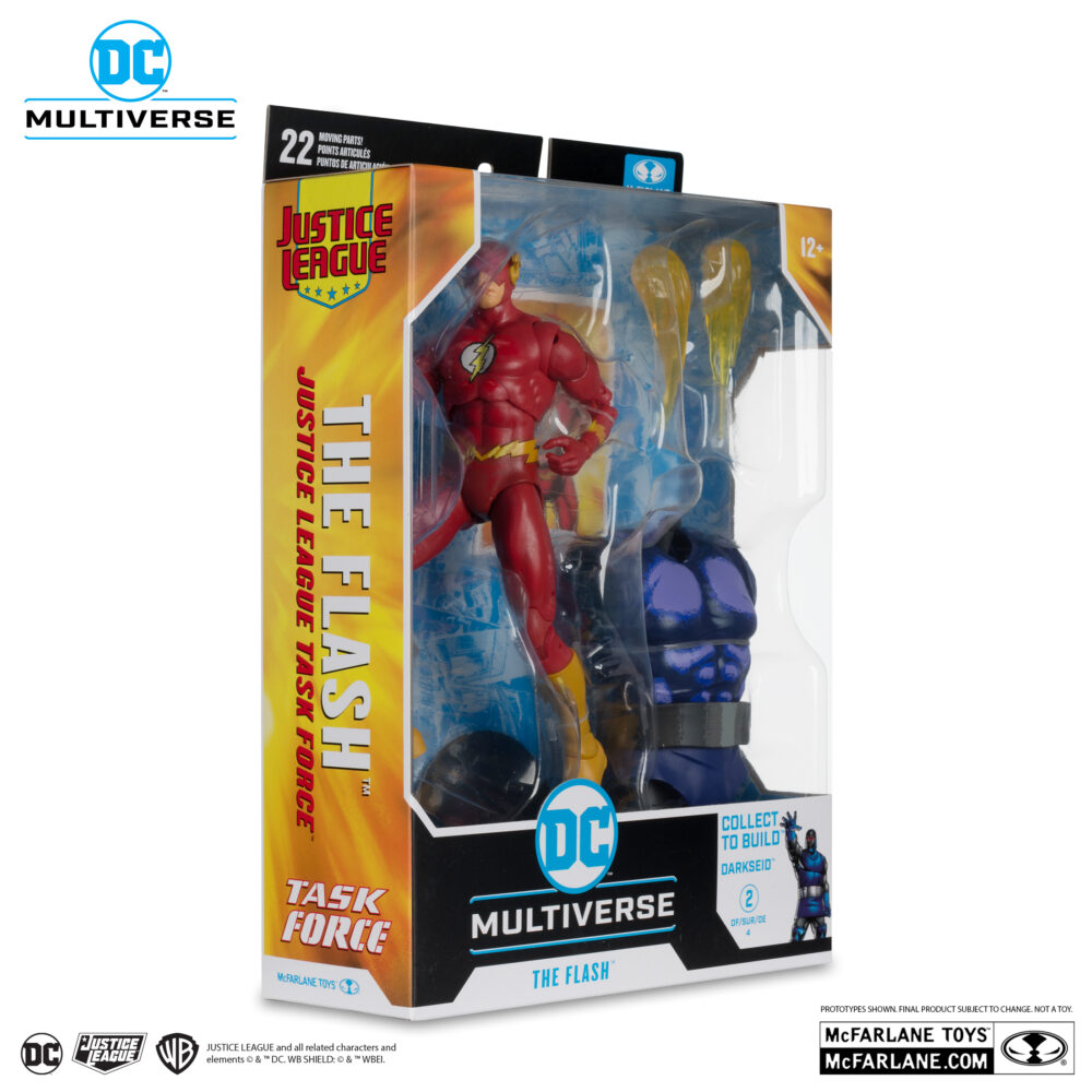 Figura de acción articulada de 17 cm del personaje FLASH JUSTICE LEAGUE TASK FORCE DC MULTIVERSE de MCFARLANE TOYS