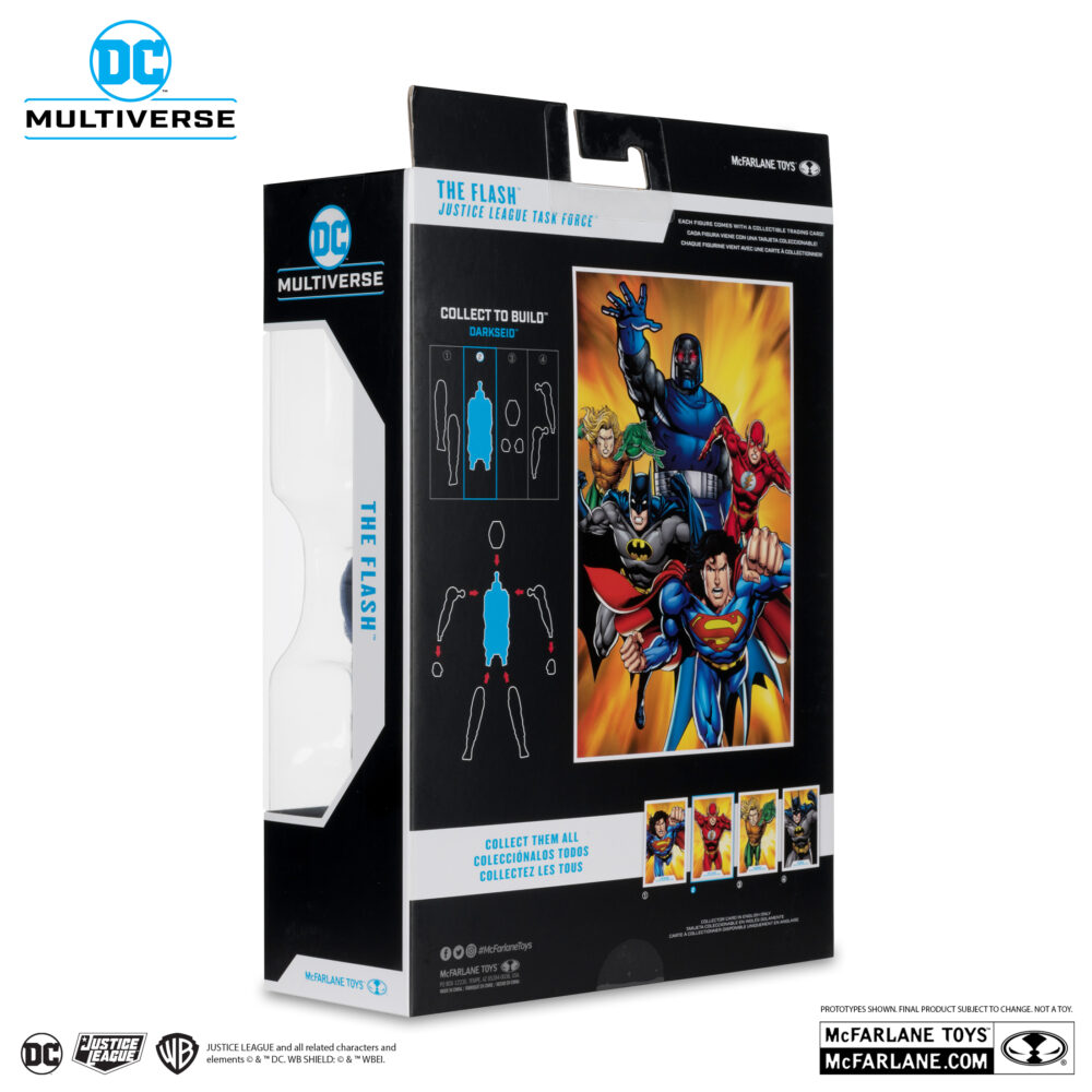 Figura de acción articulada de 17 cm del personaje FLASH JUSTICE LEAGUE TASK FORCE DC MULTIVERSE de MCFARLANE TOYS