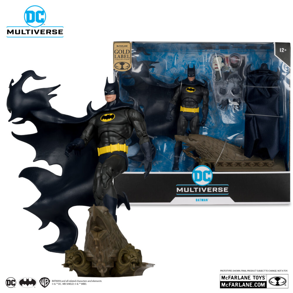 Figura de acción articulada de 16 cm del personaje BATMAN (DETECTIVE COMICS 587: NIGHT PEOPLE) GOLD LABEL DC MULTIVERSE de Mcfarlane toys