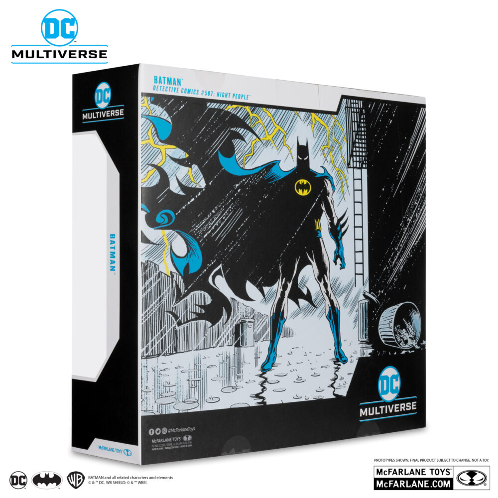 Figura de acción articulada de 16 cm del personaje BATMAN (DETECTIVE COMICS 587: NIGHT PEOPLE) GOLD LABEL DC MULTIVERSE de Mcfarlane toys