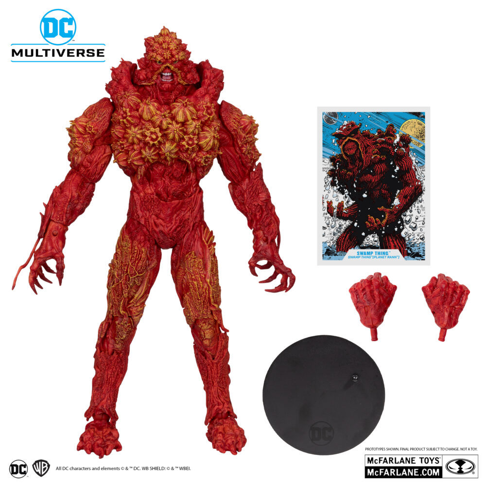 Figura de acción articulada de 30 cm del personaje SWAMP THING (PLANET RANN) MEGAFIG DC MULTIVERSE de macfarlane toys