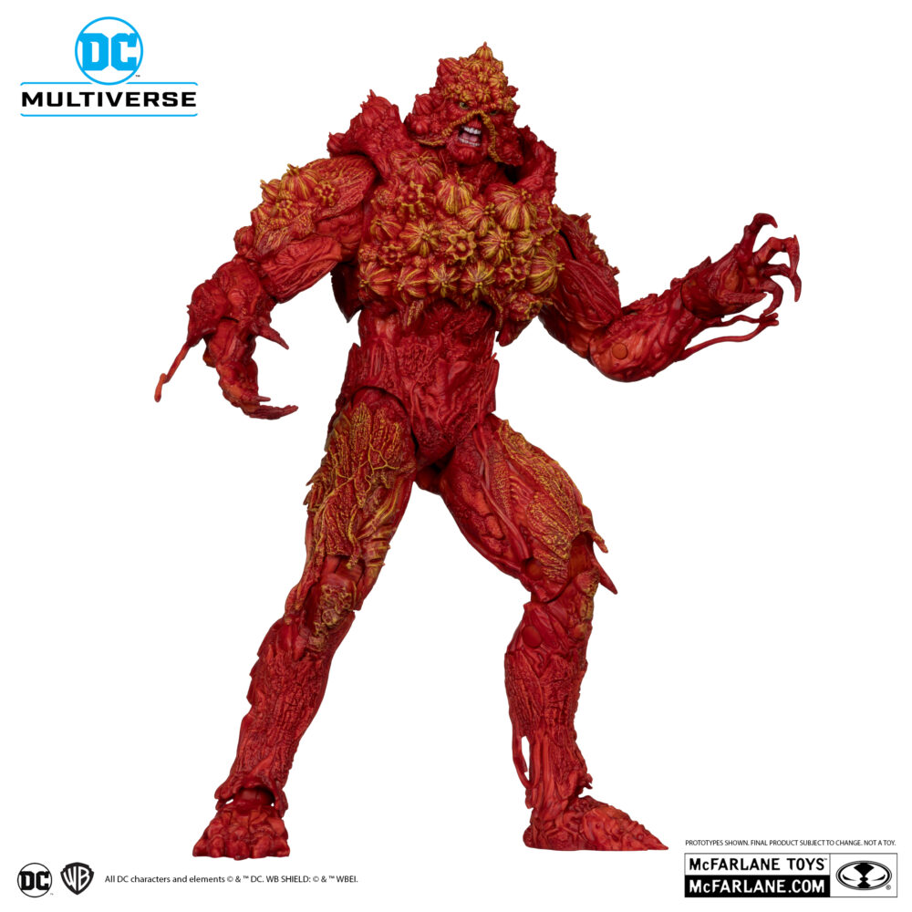 Figura de acción articulada de 30 cm del personaje SWAMP THING (PLANET RANN) MEGAFIG DC MULTIVERSE de macfarlane toys