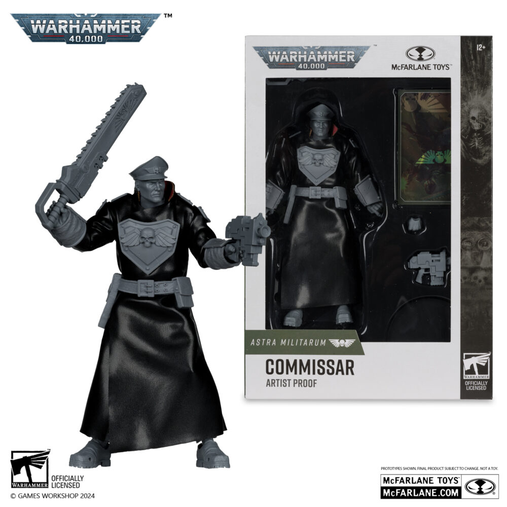 COMMISSAR (ASTRA MILITARUM) ARTIST PROOF WARHAMMER 40K