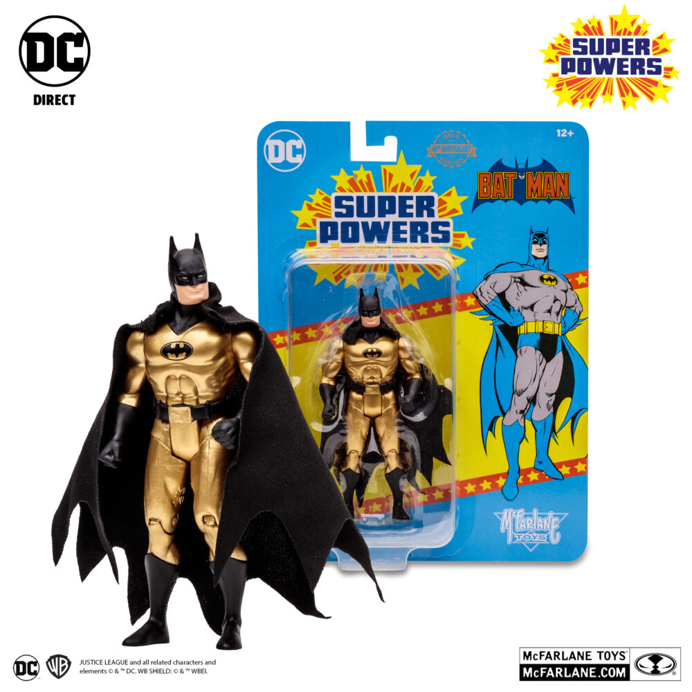 BATMAN (GOLD VARIANT) SUPER POWERS DC DIRECT