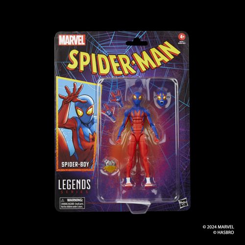 Figura de acción articulada de 16 cm del personaje SPIDER-BOY MARVEL LEGENDS SERIES de HASBRO