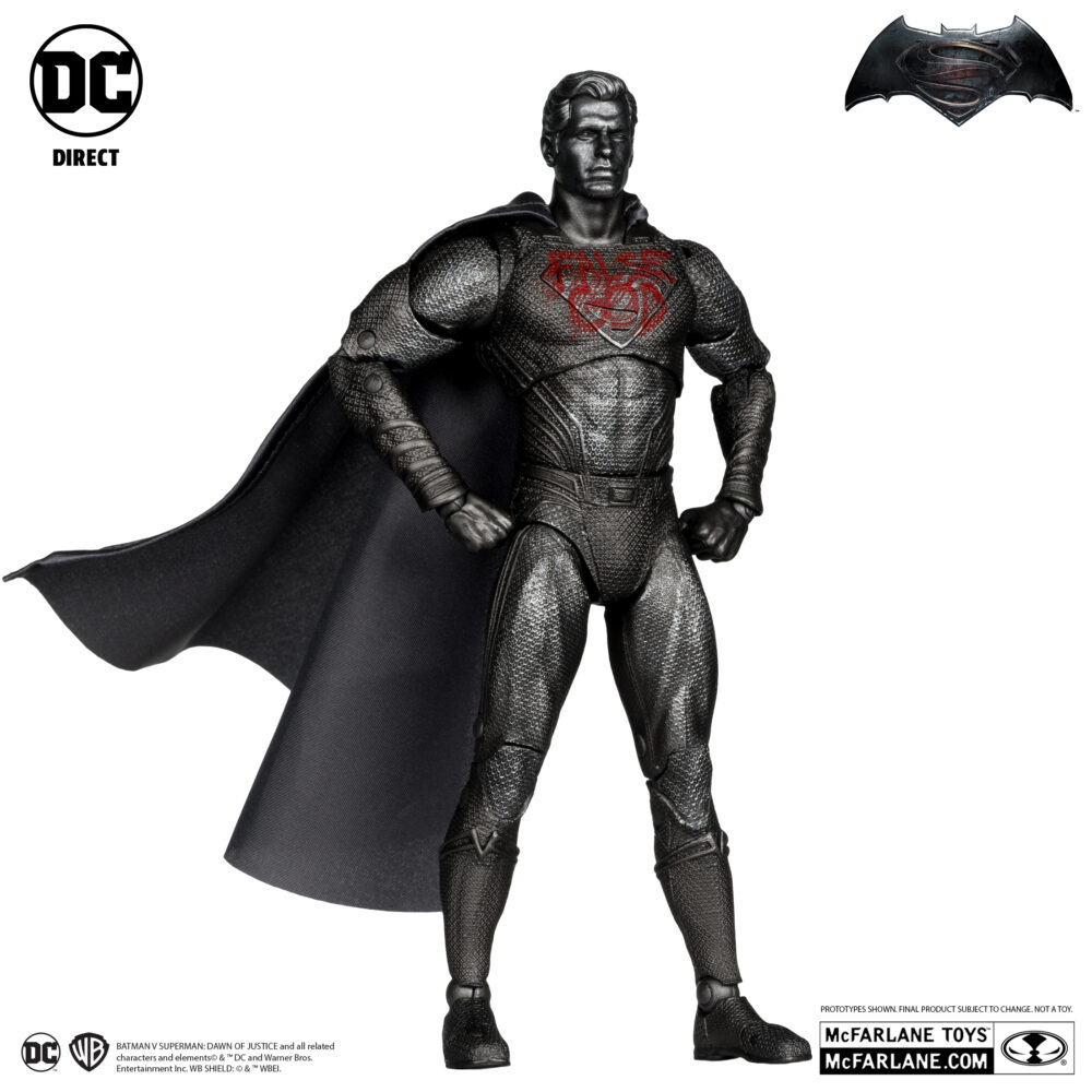 Figura de acción articulada de 16 cm del personaje BATMAN ARMORED PLATINUM EDITION (BATMAN VS SUPERMAN) de MCFARLANE TOYS