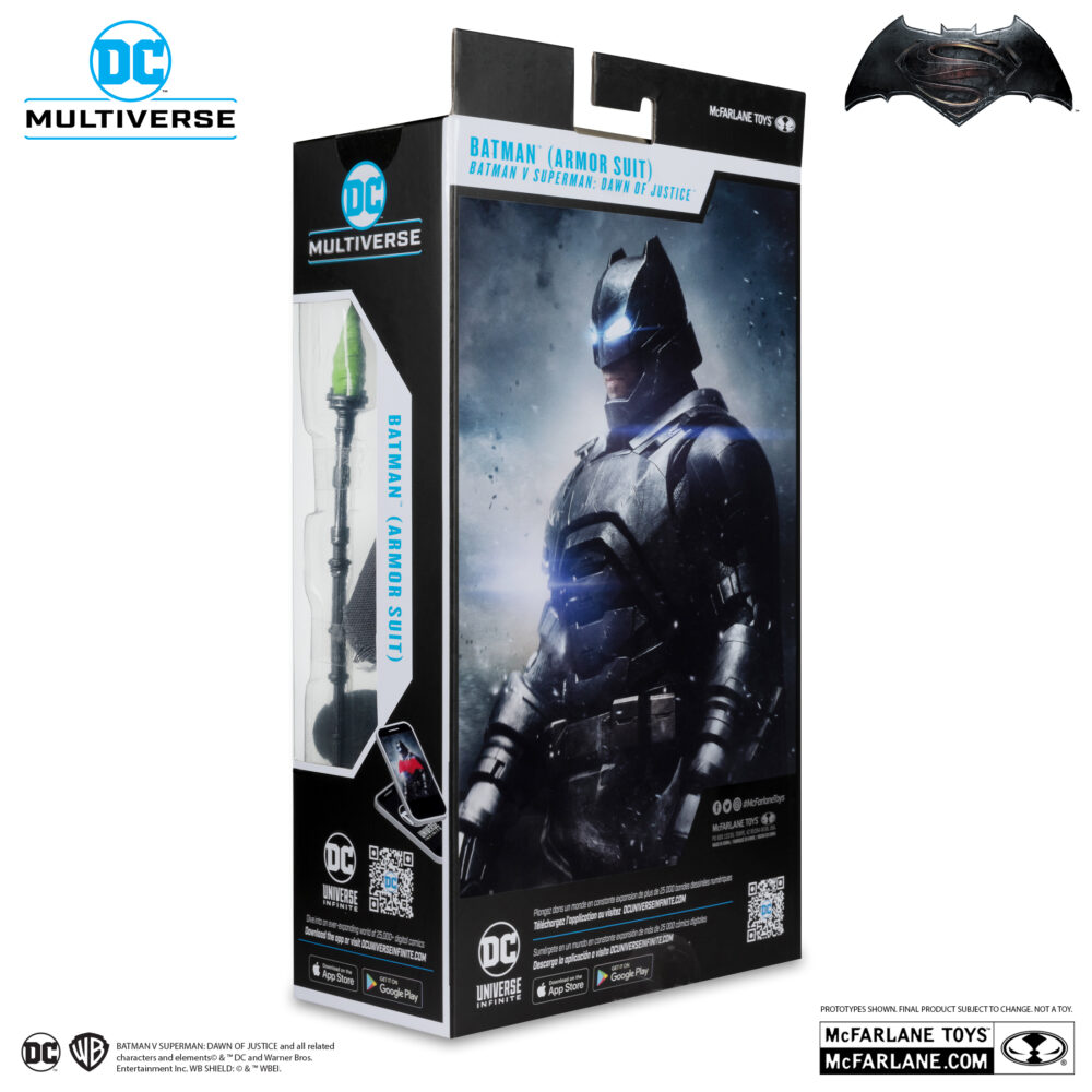 Figura de acción articulada del personaje BATMAN ARMORED PLATINUM EDITION (BATMAN VS SUPERMAN) de MCFARLANE TOYS