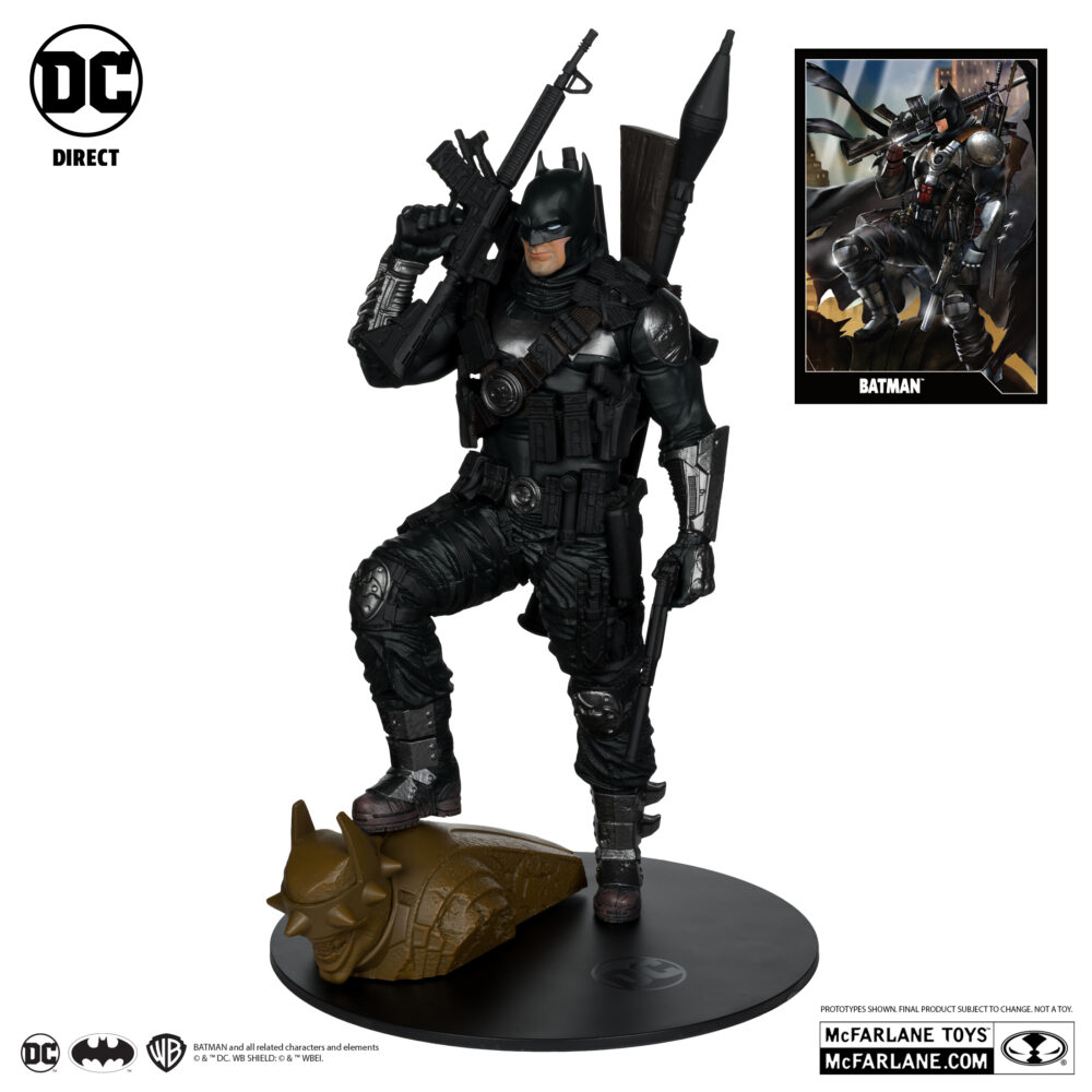 Estatua de 30 cm del personaje ESTATUA 1:6 THE GRIM KNIGHT DARK MULTIVERSE GOLD LABEL de la marca MCFARLANE TOYS