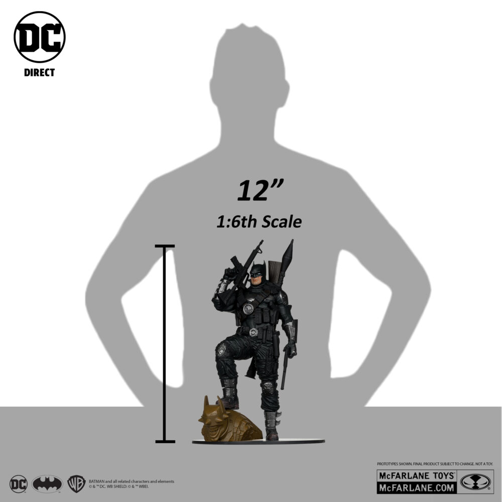 Estatua de 30 cm del personaje ESTATUA 1:6 THE GRIM KNIGHT DARK MULTIVERSE GOLD LABEL de la marca MCFARLANE TOYS