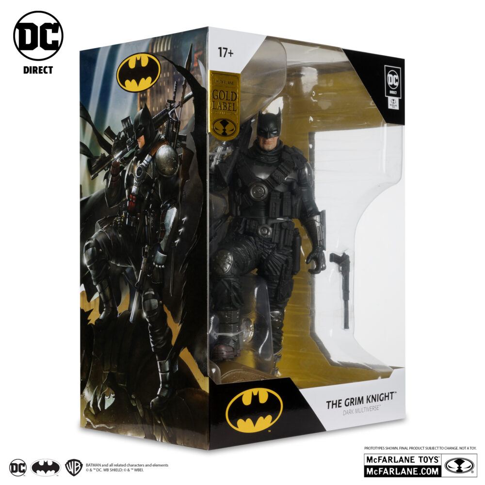 Estatua de 30 cm del personaje ESTATUA 1:6 THE GRIM KNIGHT DARK MULTIVERSE GOLD LABEL de la marca MCFARLANE TOYS