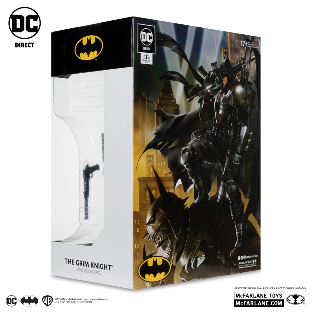 Estatua de 30 cm del personaje ESTATUA 1:6 THE GRIM KNIGHT DARK MULTIVERSE GOLD LABEL de la marca MCFARLANE TOYS