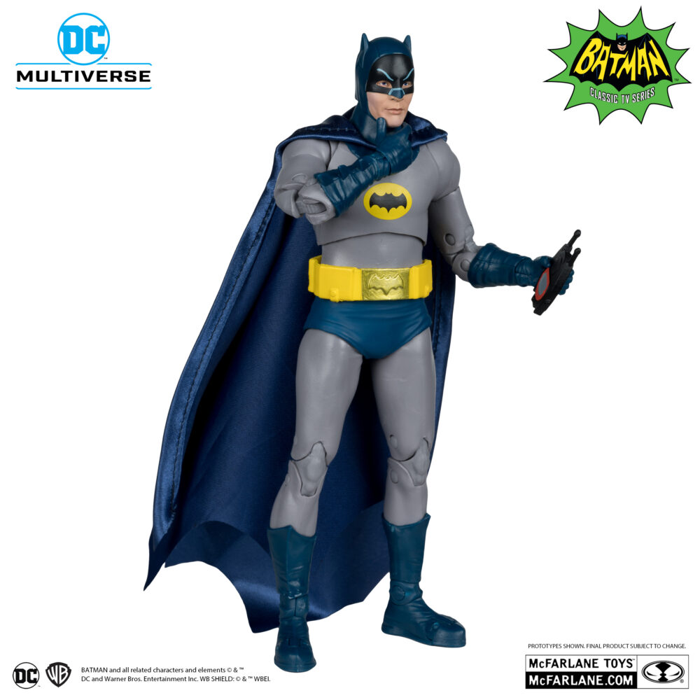 Figura de acción articulada de 16 cm del personaje BATMAN CLASSIC TV SERIES DC MULTIVERSE de MCFARLANE TOYS