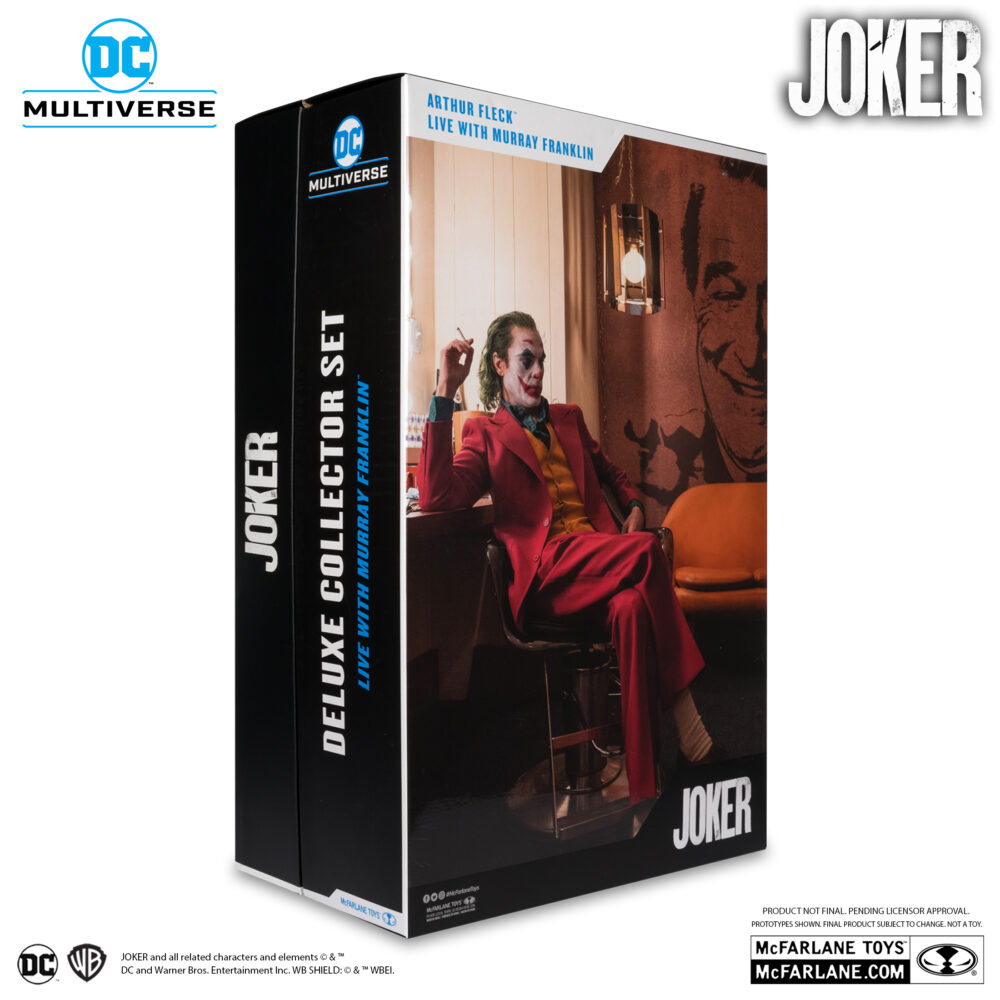 PACK DE VARIAS FIGURAS CON UN SET Y VARIOS ACCESORIOS DE JOKER DELUXE COLLECTOR SET DE MCFARLANE TOYS