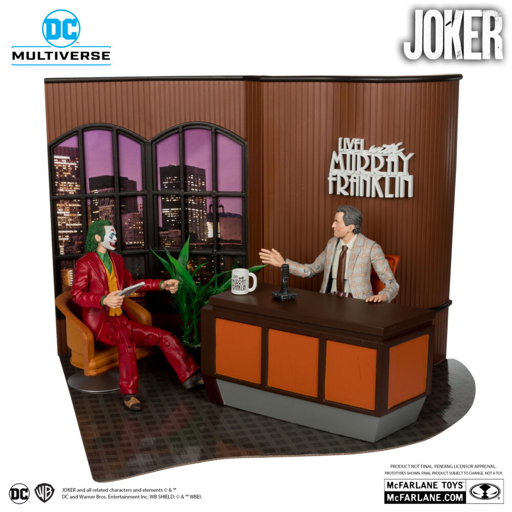 PACK DE VARIAS FIGURAS CON UN SET Y VARIOS ACCESORIOS DE JOKER DELUXE COLLECTOR SET DE MCFARLANE TOYS