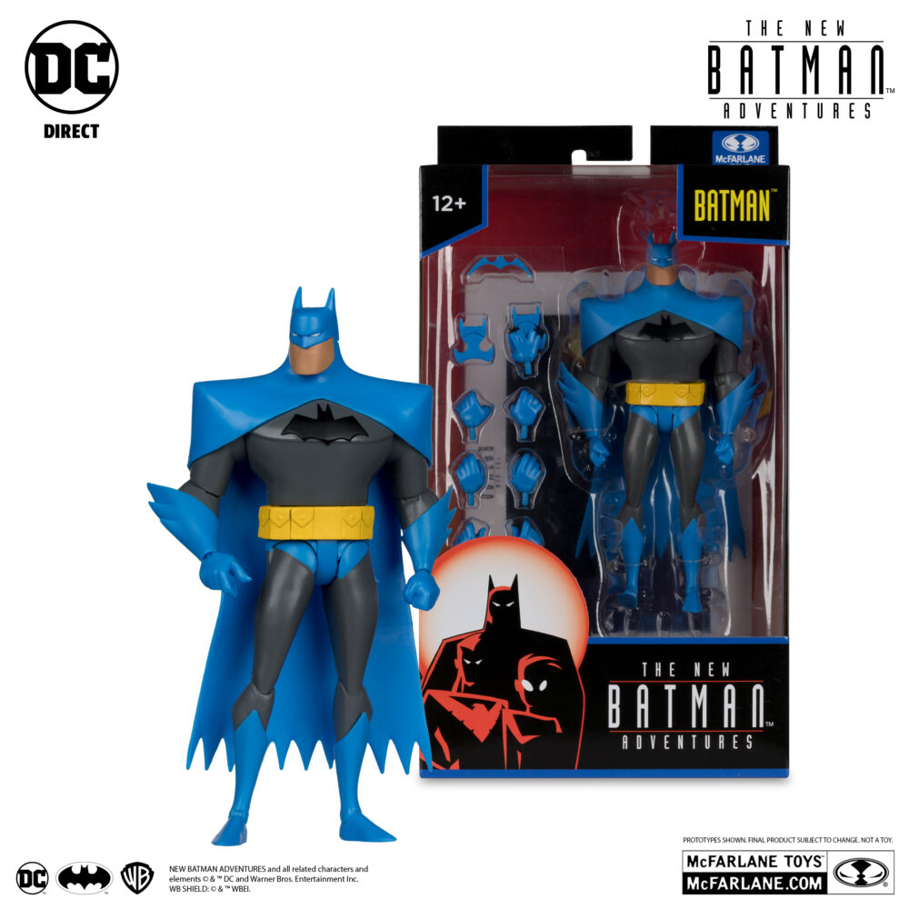 Figura de acción articulada de 16 cm del personaje BATMAN (BLUE/GREY) (THE NEW BATMAN ADVENTURES) de MCFARLANE TOYS