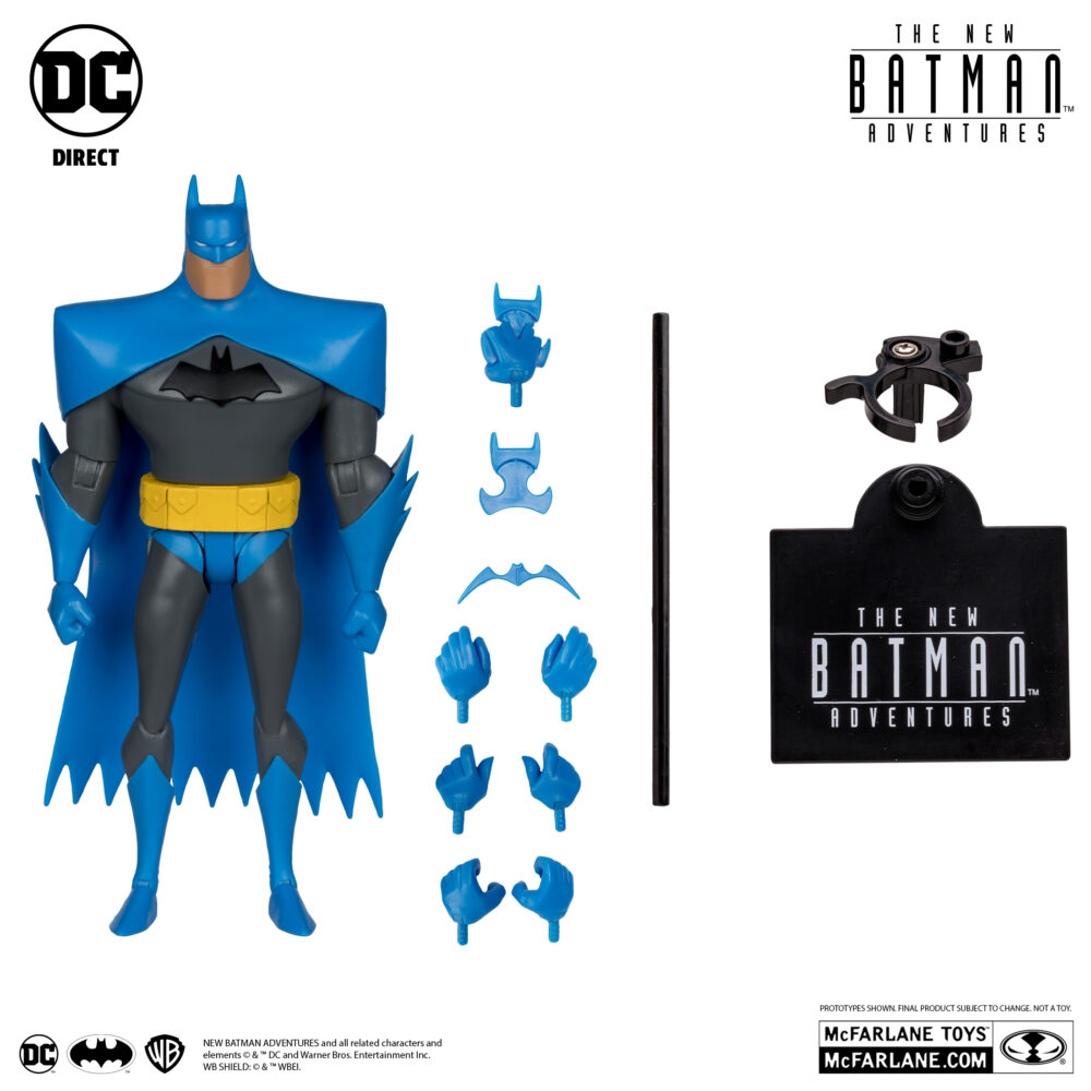 Figura de acción articulada de 16 cm del personaje BATMAN (BLUE/GREY) (THE NEW BATMAN ADVENTURES) de MCFARLANE TOYS