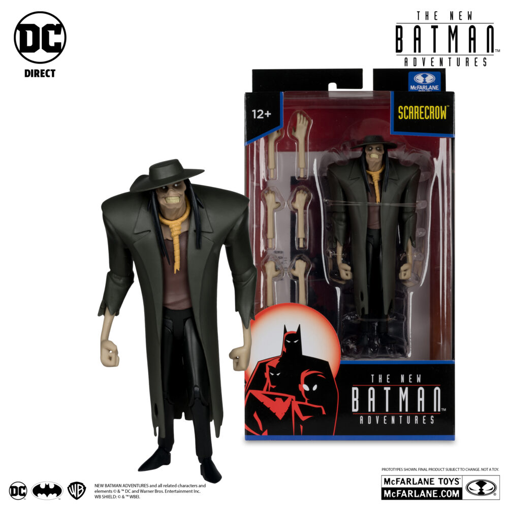 Figura de acción articulada de 16 cmd el personaje SCARECROW (THE NEW BATMAN ADVENTURES) de MCFARALNE TOYS