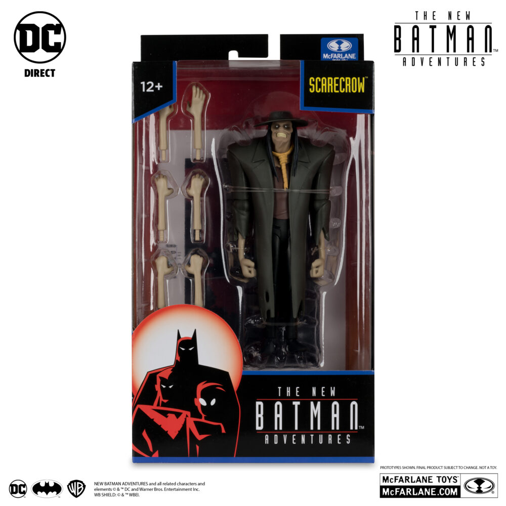 Figura de acción articulada de 16 cmd el personaje SCARECROW (THE NEW BATMAN ADVENTURES) de MCFARALNE TOYS