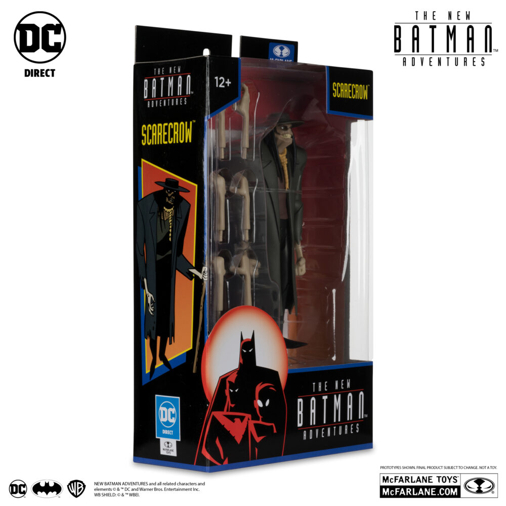 Figura de acción articulada de 16 cmd el personaje SCARECROW (THE NEW BATMAN ADVENTURES) de MCFARALNE TOYS