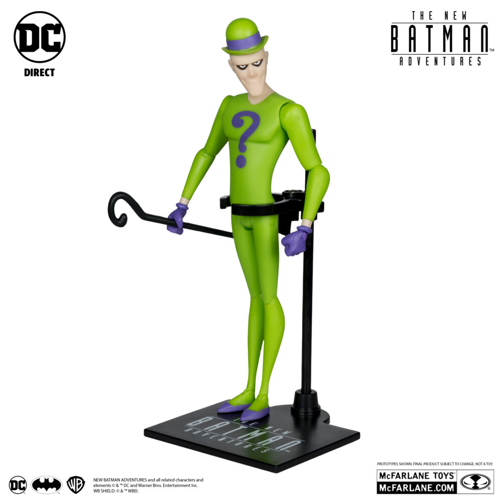 Figura de acción articulada de 16 cm del personaje THE RIDDLER (THE NEW BATMAN ADVENTURES) de MCFARALNE