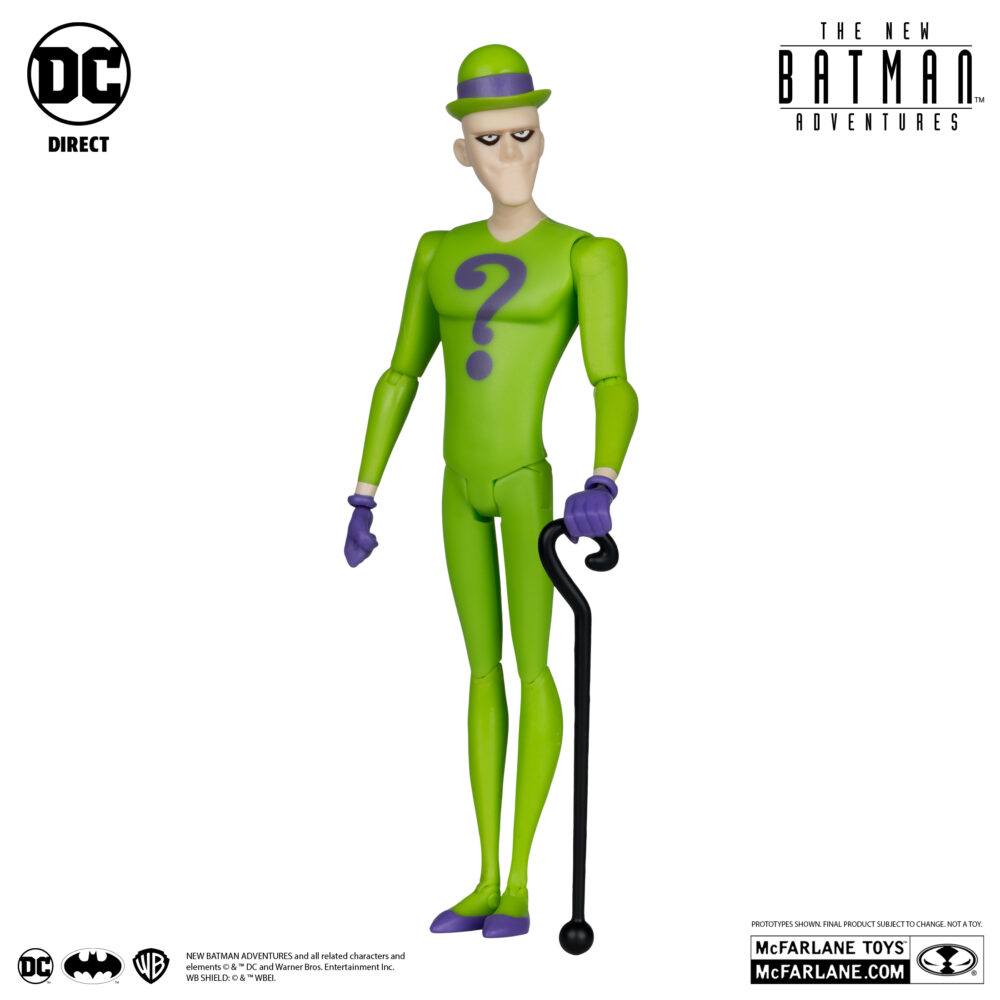 Figura de acción articulada de 16 cm del personaje THE RIDDLER (THE NEW BATMAN ADVENTURES) de MCFARALNE