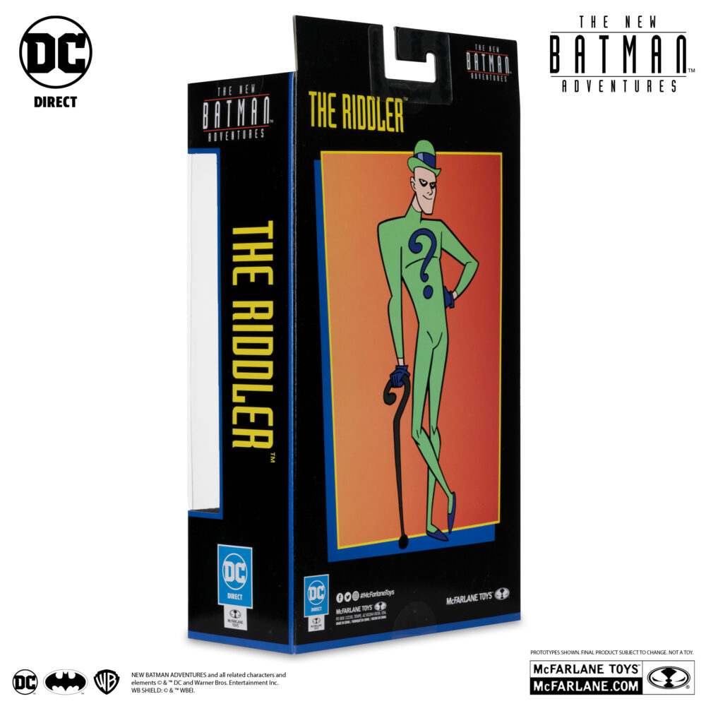 Figura de acción articulada de 16 cm del personaje THE RIDDLER (THE NEW BATMAN ADVENTURES) de MCFARALNE