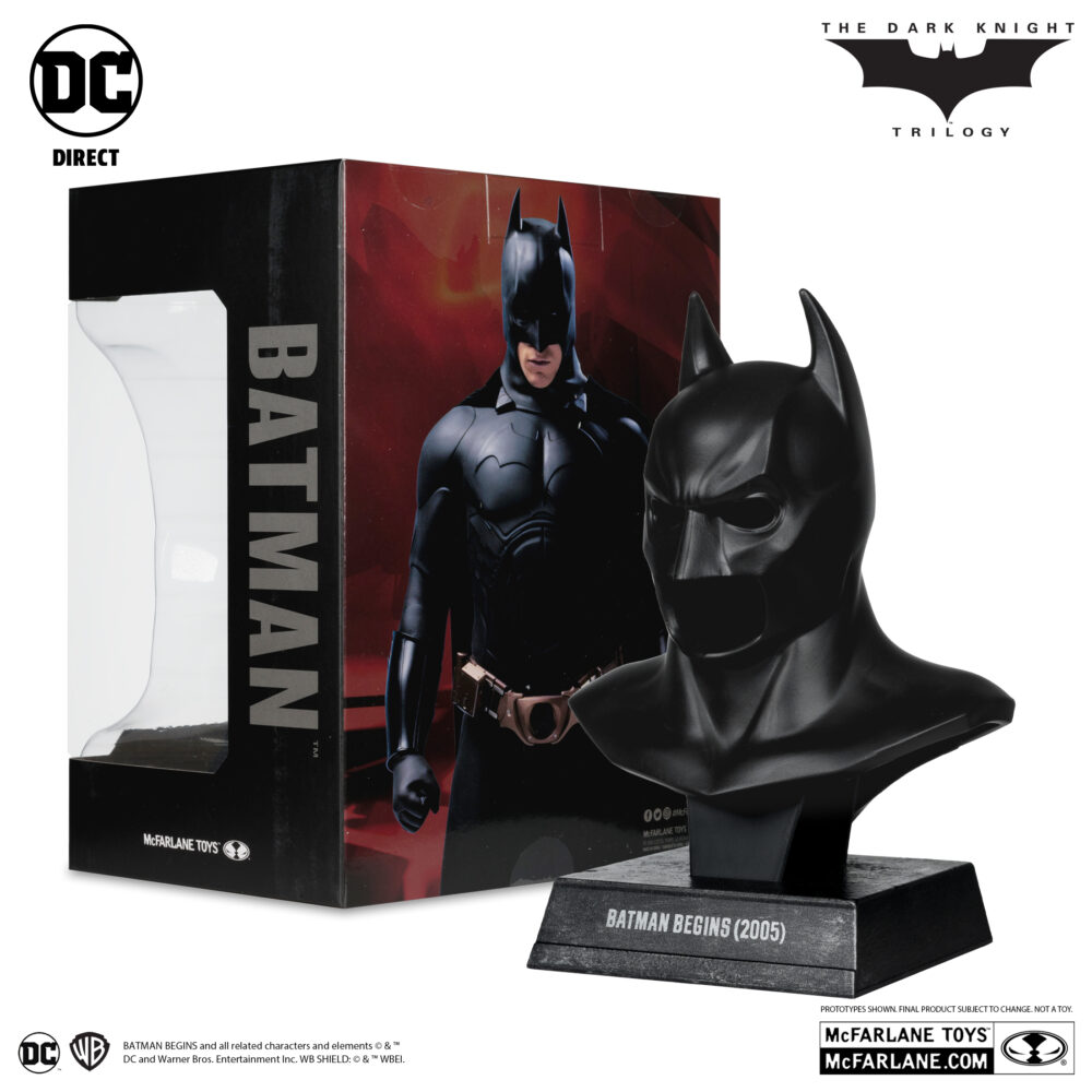 MÁSCARA DE BATMAN BEGINS RÉPLICA 1/3 de la marca MCFARLANE TOYS