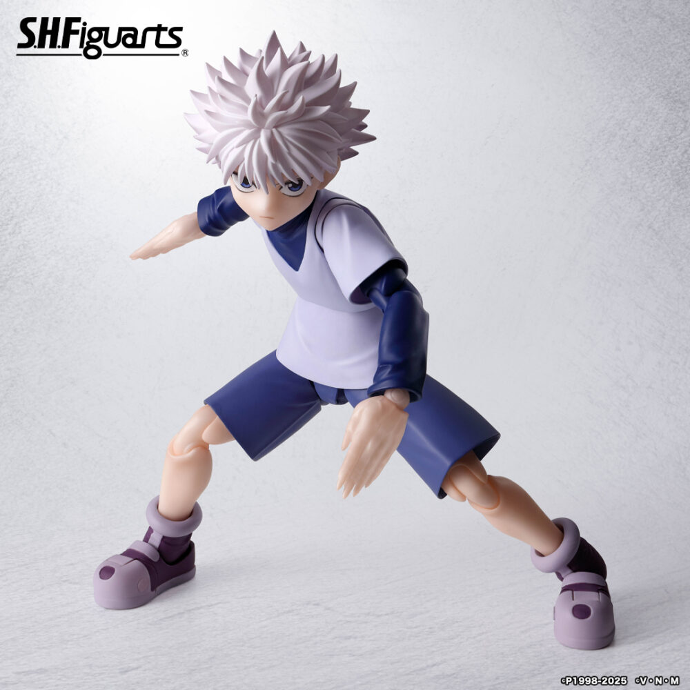 Figura de acción articulada de 15 cm del personaje KILLUA HUNTER X HUNTER SF FIGUARTS de Tamashii Nations