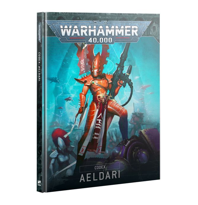 CODEX: AELDARI Los Aeldari luchan por la supervivencia de su imperio moribundo: su reino estelar está en ruinas y sus dioses han muerto.