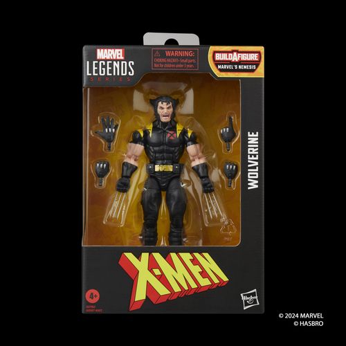 Figura de acción articulada de 16 cm del personaje WOLVERINE BAF NEMESIS MARVEL LEGENDS X-TREME de HASBRO