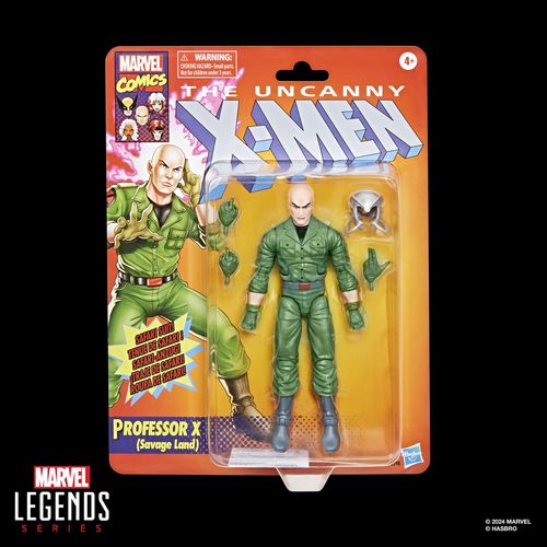 Figura de acción articulada de 16 cm del personaje PROFESOR X (SAVAGE LAND) MARVEL LEGENDS de HASBRO