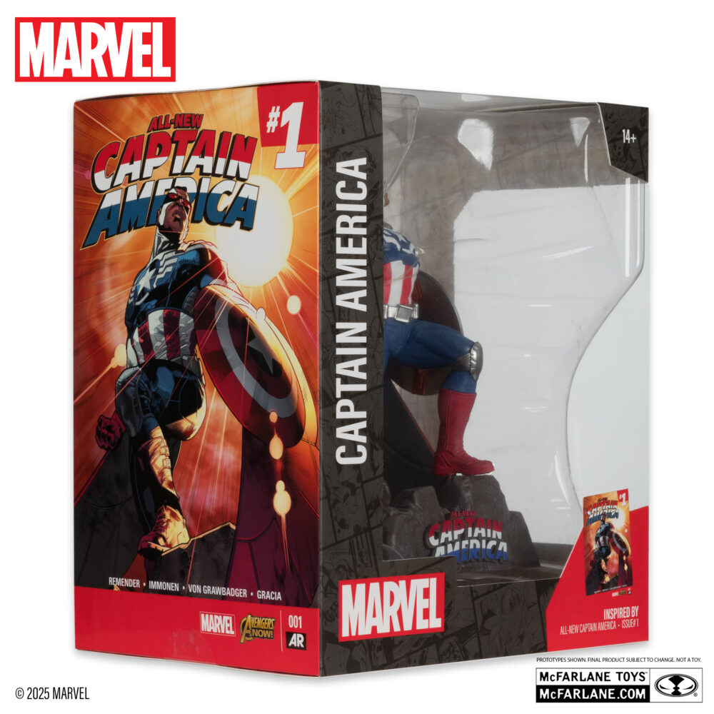 Marvel Collection Estatua PVC 1/10 Captain America (All-New Captain America #1) 17 cm