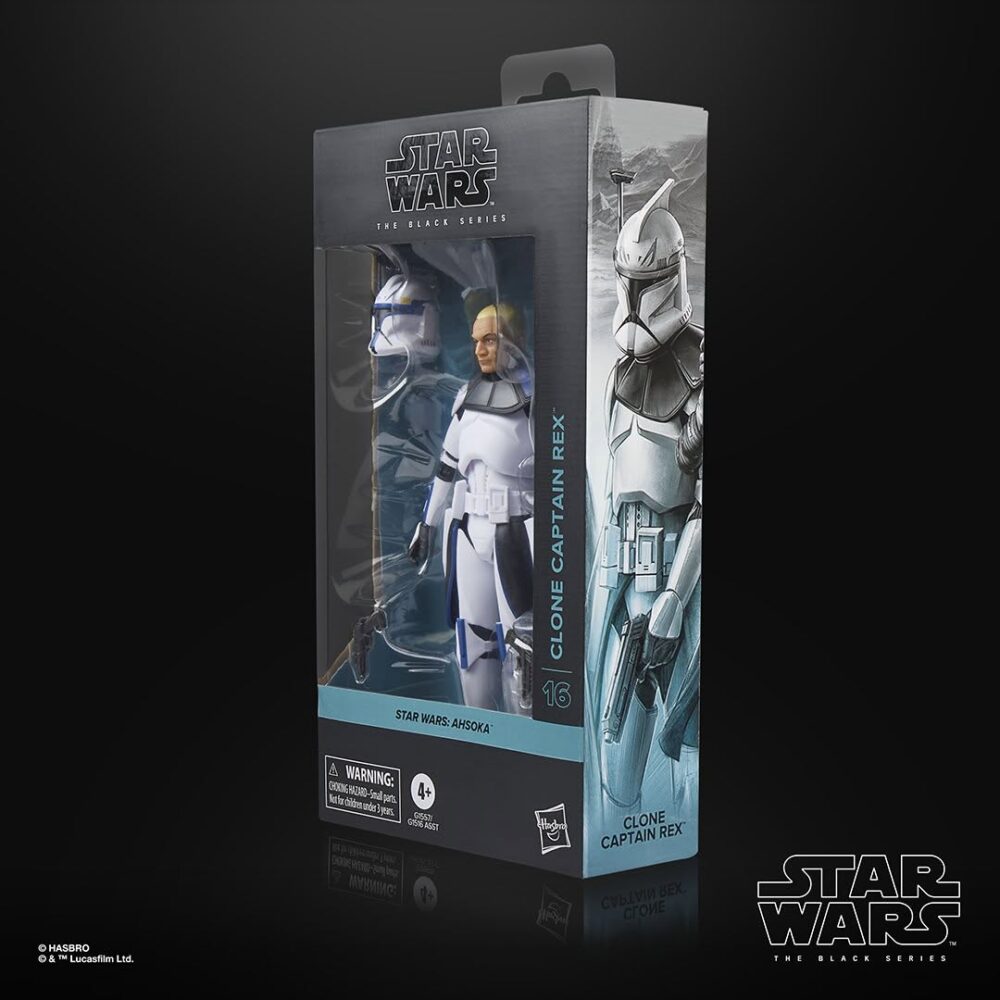 Figura de acción articulada de 16 cm del personaje CLONE CAPITAN REX STAR WARS BLACK SERIES de HASBRO