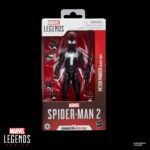 Figura de acción articulada de 16 cm del personaje PETER PARKER BLACK SUITE GAMERVERSE MARVEL LEGENDS de HASBRO