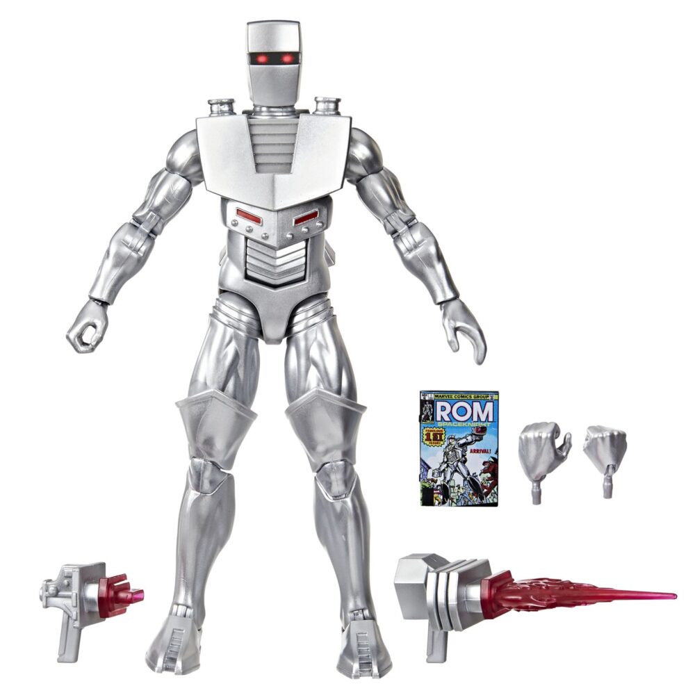 Figura de acción articulada de 16 cm del personaje ROM SPACEKNIGHT MARVEL LEGENDS SERIES de HASBRO