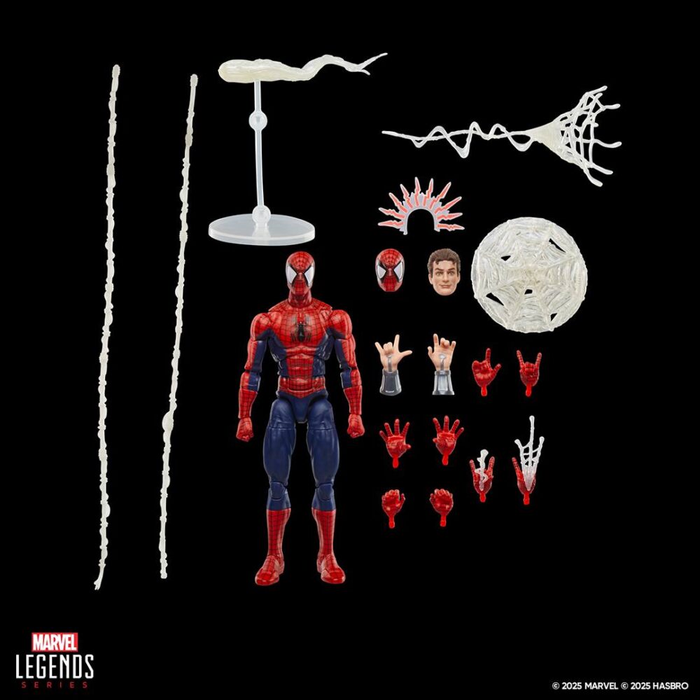 Figura de acción premium de 16 cm del personaje MAXIMUM SPIDER-MAN MARVEL LEGENDS SERIES de HASBRO