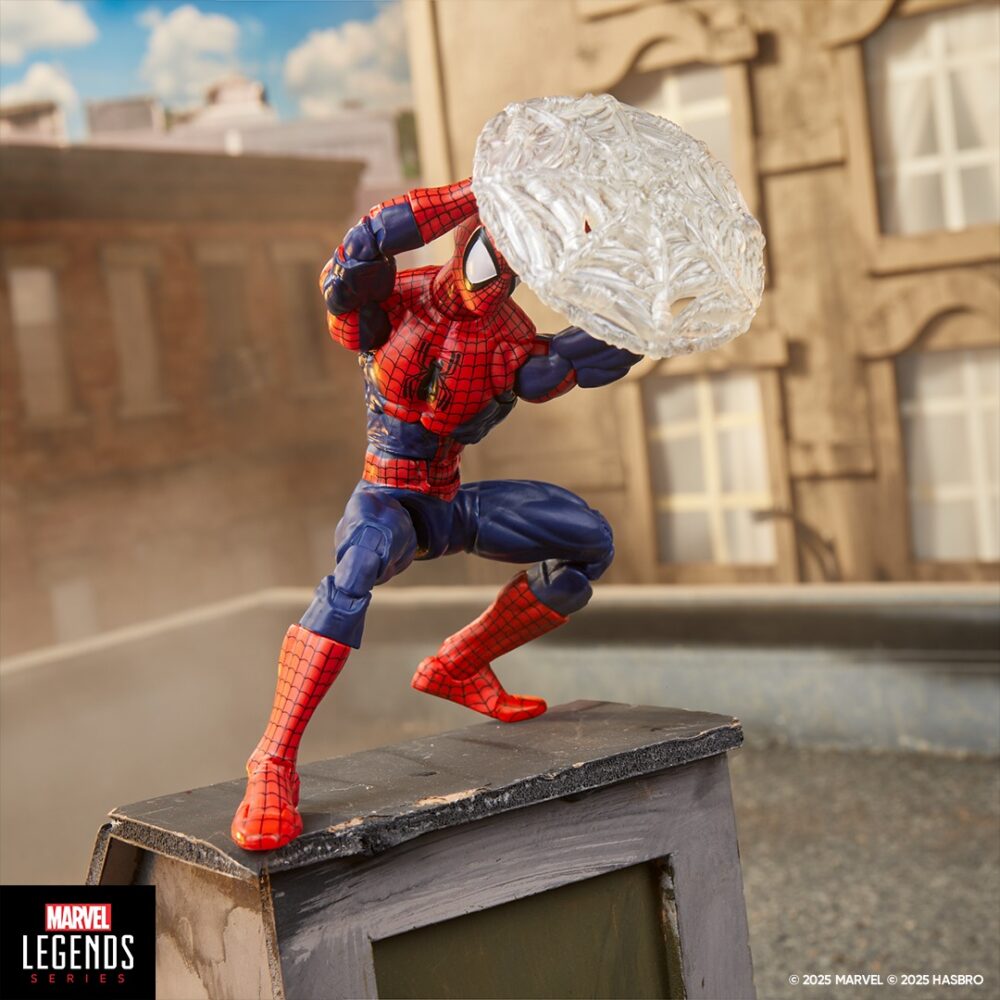 Figura de acción premium de 16 cm del personaje MAXIMUM SPIDER-MAN MARVEL LEGENDS SERIES de HASBRO